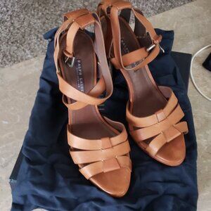 Ralph Lauren Leather high heels sandals